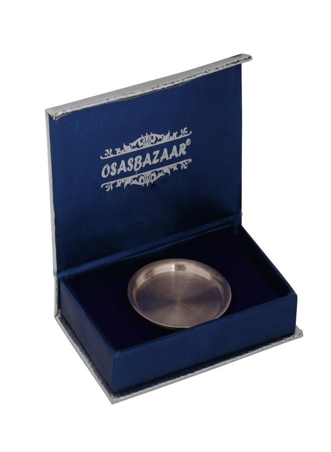Osasbazaar Pure Silver Plate for Bhog, Chaandi ki Plate, Puja Dish for Balgopal Laddu Gopal - 97%-99% BIS Hallmarked - Image 3