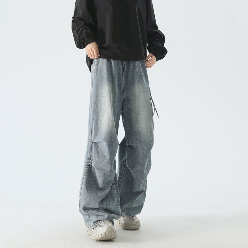 Unisex Casual Daily Denim Jeans - Image 4