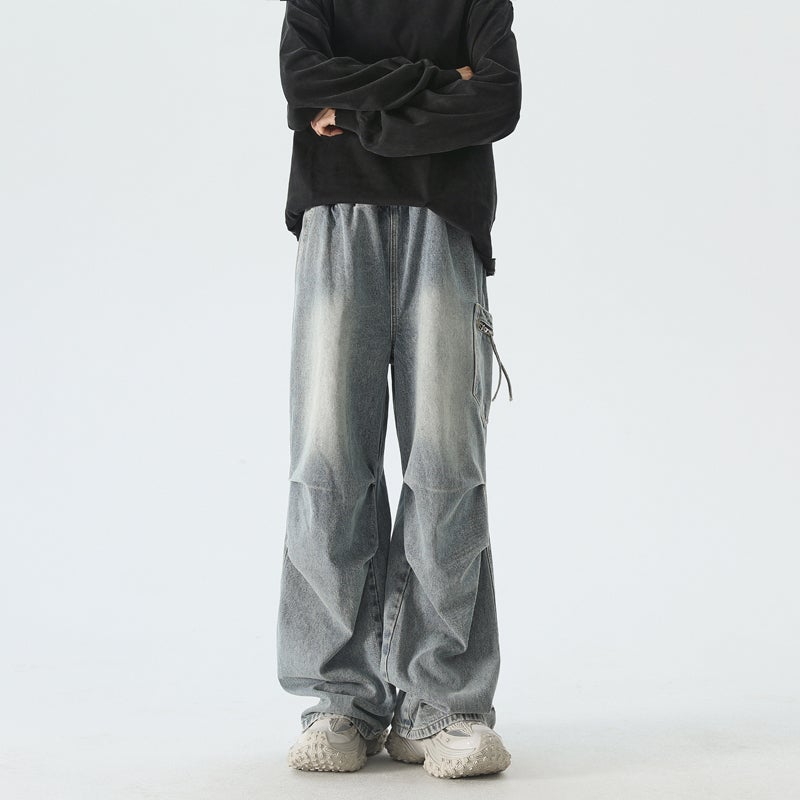 Unisex Casual Daily Denim Jeans - Image 2