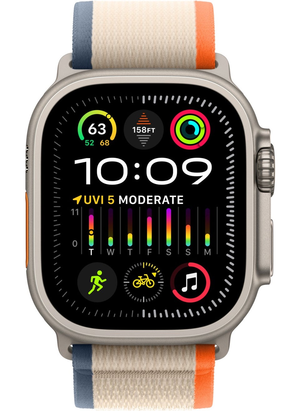 T-MAX - Apple Watch Compatible ( 2,3,4,5,6,7,8,9 44-45-49 mm ) Trial Loop Fabric Strap - Image 1