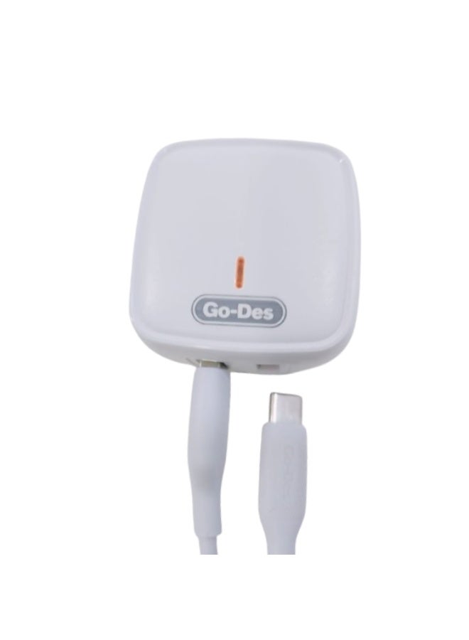 GO-DES 2IN1CHARGER+CABLE RAPID ADAPTER SET - Image 1