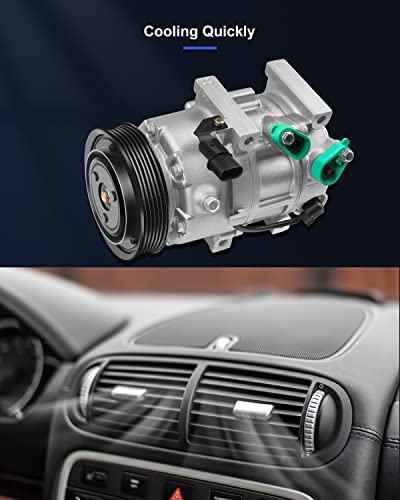 ECCPP ضاغط مكيف هواء ECCPP 2012-2018 مناسب لهيونداي سوناتا وكيا أوبتيما 2.0L 2.4L - Image 5