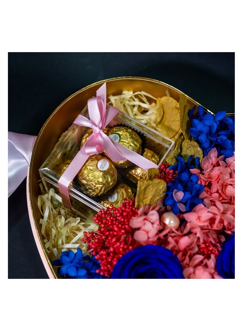   صوفيا طبيعة صندوق هدايا فريد من نوعه على شكل قلب من إنفينيتي روز، وردة مسحورة، زهرة وردة أبدية في صندوق أكريليك، وردة محفوظة يدويًا لعيد الأم، عيد الحب، عيد الشكر - Image 5