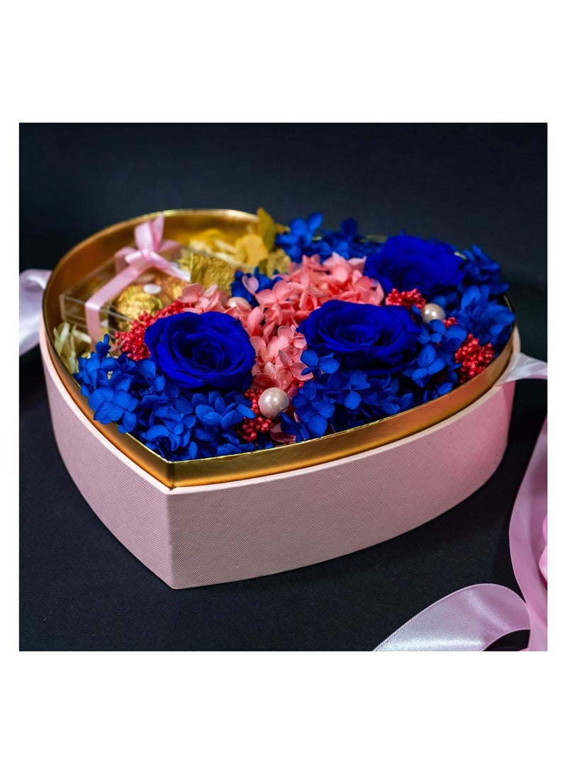   صوفيا طبيعة صندوق هدايا فريد من نوعه على شكل قلب من إنفينيتي روز، وردة مسحورة، زهرة وردة أبدية في صندوق أكريليك، وردة محفوظة يدويًا لعيد الأم، عيد الحب، عيد الشكر - Image 4