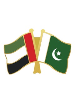 International Uniform L.L.C Pakistan UAE Twin Flag Chest Badge  - Image 2