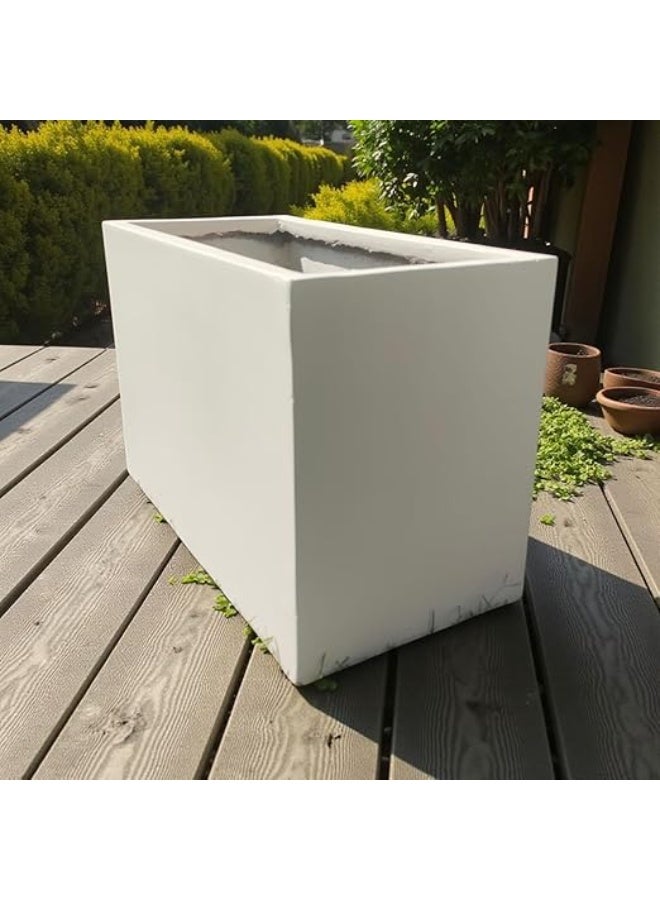 كلور زون بوتري اوعية للشرفة الداخلية والخارجية هيكل متين وقوي، مثالية لنباتاتك الكبيرة تمنع تغير اللون والتشقق الناتج عن التعرض لأشعة الشمس ، فايبر - Image 1