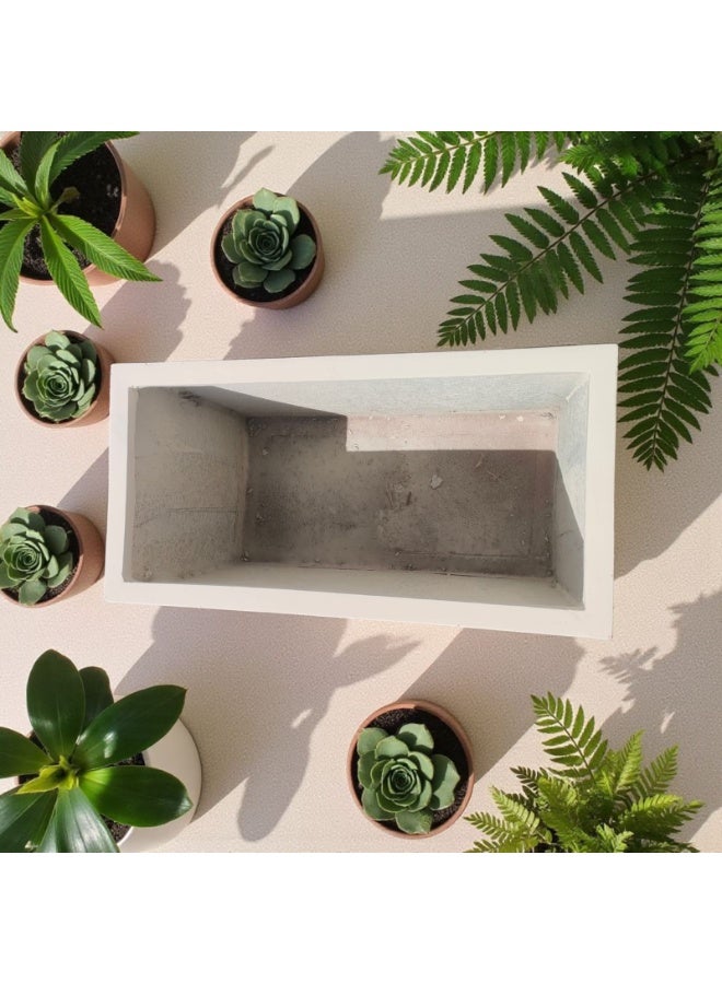 كلور زون بوتري اوعية للشرفة الداخلية والخارجية هيكل متين وقوي، مثالية لنباتاتك الكبيرة تمنع تغير اللون والتشقق الناتج عن التعرض لأشعة الشمس ، فايبر - Image 3