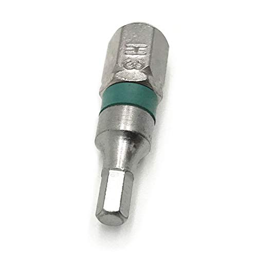 XMHF 1/4" Hex Shank 3mm H3 Tip 25mm Length Magnetic Screwdriver Bit 8Pcs - Image 4