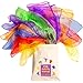 Covelico Play Scarves for Kids 14 Pack MontessoriInspired Sensory Dance Scarves for Toddlers Preschool 7 Pairs of Music Movement Props for Classroom Daycare PE Waldorf Gross Motor Toys - Image 2