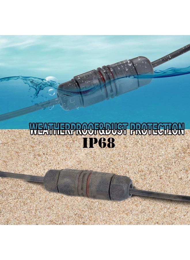 melfi Melfi Outdoor IP68 Waterproof Connector - 250V 16A Cable Wire for Gland Sleeve, Garden, Construction, and Plant Use  - Image 5