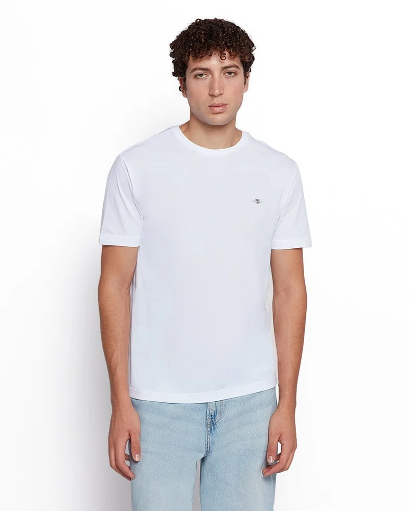 GANT Gant Men’S Short Sleeve Cotton T-Shirt With Shield Logo