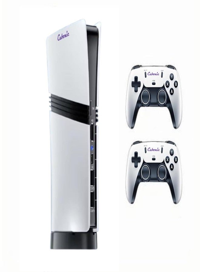 جهاز Cubonic Neva GS5 Pro، جنة اللاعبين، عصا ألعاب كلاسيكية مع أكثر من 30000 لعبة، وأكثر من 50 محاكيًا، وسعة تخزين قابلة للتوسيع، ودعم دقة 4K فائقة الوضوح، ووحدتي تحكم لاسلكيتين، ومنفذ HDMI للتوصيل والتشغيل - Image 1