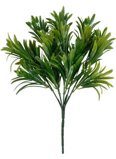 Nettenevime Artificial Flower Green Color Podocarpus Bunch 7dal 48 Flowers Garnish Aradal Decorative Artificial Plant