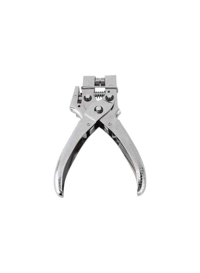 GGOOT Eyelet Setting Pliers,  Rivet Setter Punch Pliers Belt Holes Eyelet Setting Tool with 100pcs Easy Press Hollow Grommets Great for Attaching Ayelets on Tarps, Tents, Canvas Bags, Awnings etc  - Image 3