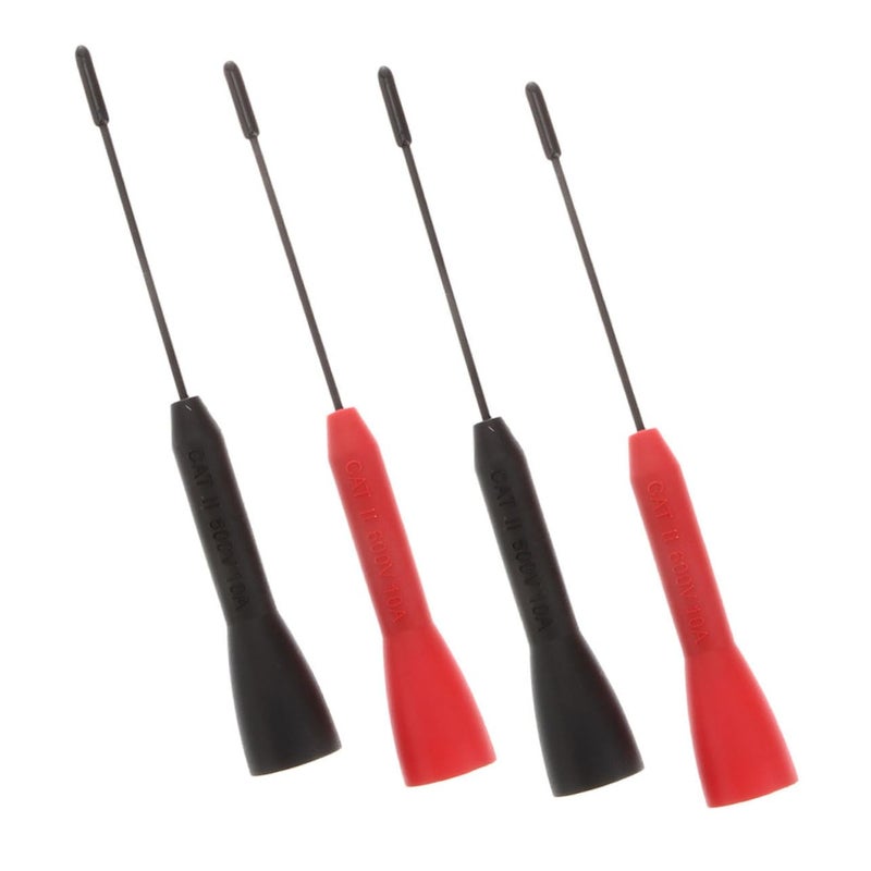 PartyKindom 4 قطع مجموعة مجسات طويلة الظهر إبر دقيقة لفحص دوائر السيارات 1 عبوة - Image 1