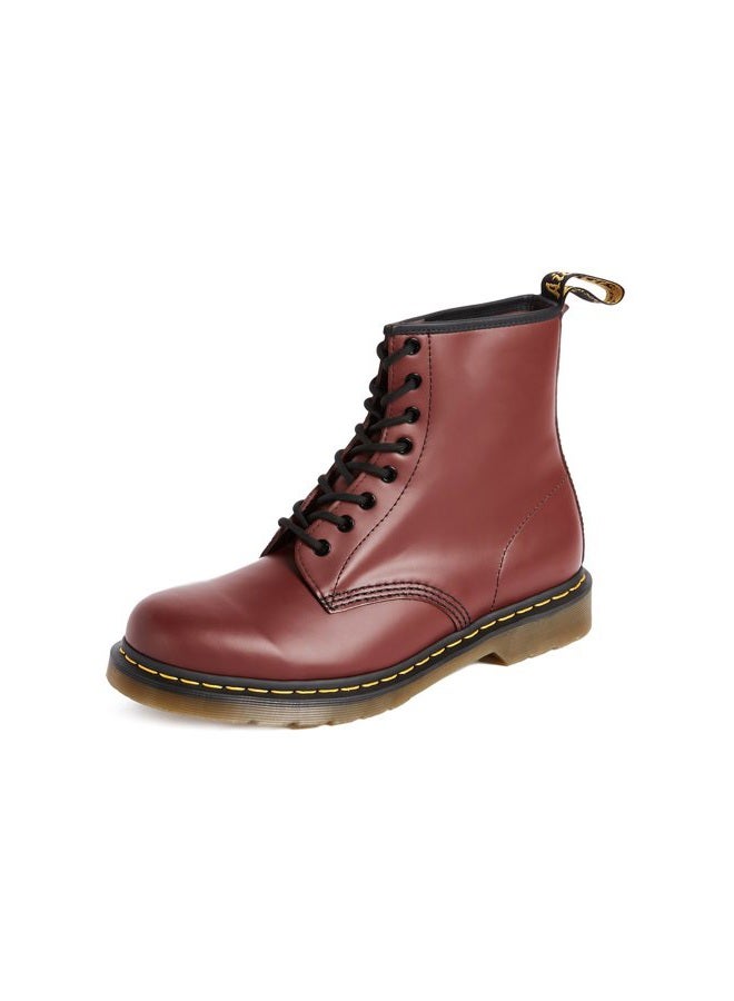Dr Martens 1460 8 Eye Boot, Cherry Red Smooth, 13 Women/12 Men - Image 1