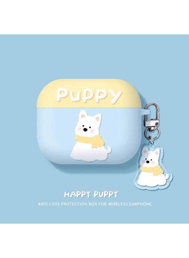 Beiyipin Compatible With Apple Earphone Protective Case, Airpods 4th Generation Bluetooth Airpods 4 Cute Version, Creative Airpods Pro 2 Protective Cover [adorable Dog]
