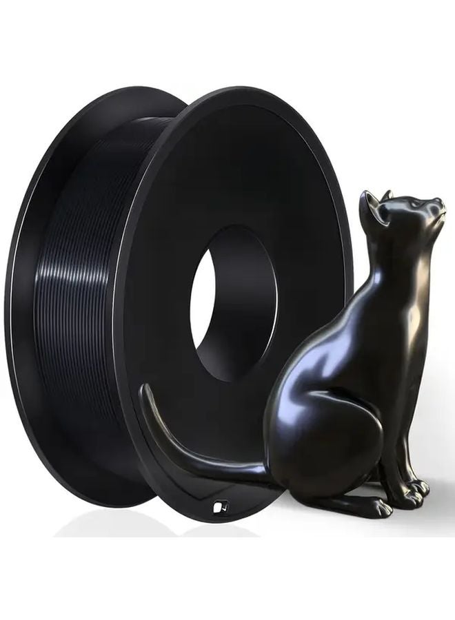 Silk Black And White PLA Filament 1 75mm 2 Spools 0 25kg Each For 3D Printing - Image 4