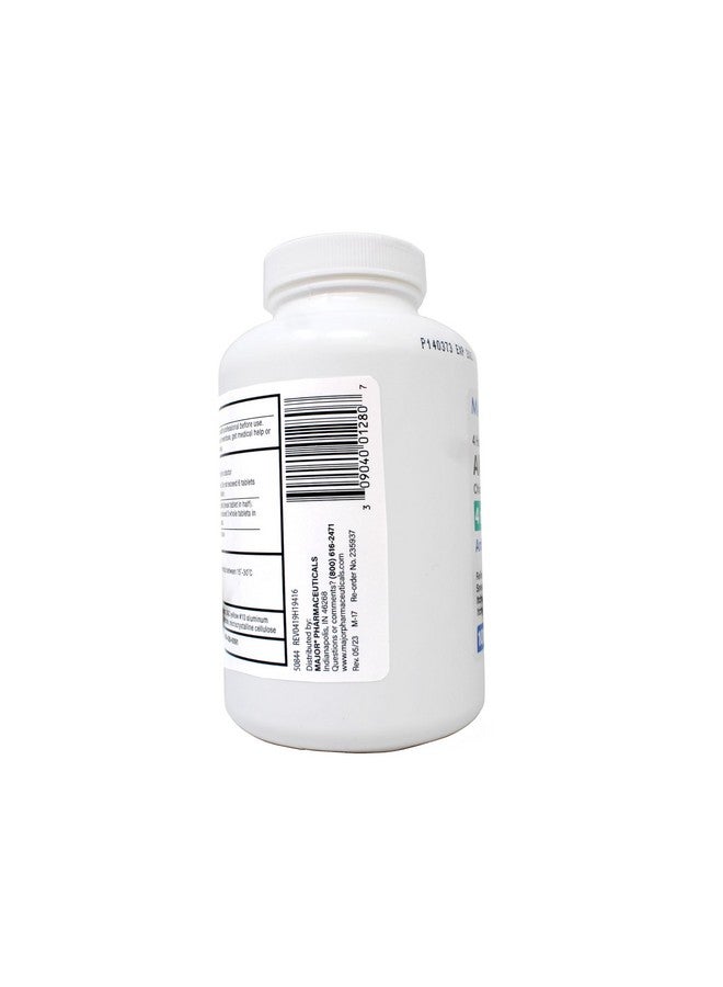 Major 4 Hour Allergy Tablets - Chlorpheniramine Maleate - 4 mg - Antihistamine - 1000 Tablets - Image 4