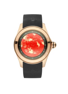 AROAQ Luxury 46mm Art Eye Dial Fashion Bubble Glass Mechanical Men's Automatic Watch 