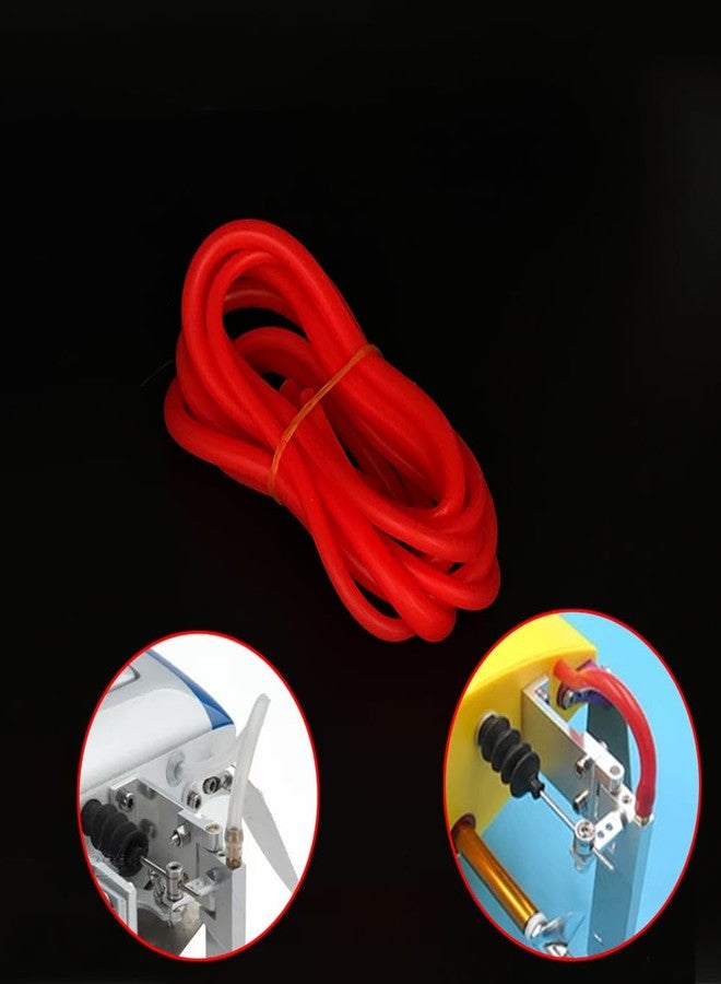 URIMPAVIDO 2PCS RC Boat Flexible Silicone Water Cooled Tube Water Cooling Pipe Tube for RC Boat Ship DIY Model Toy Water Cooling Parts (Red) - Image 3