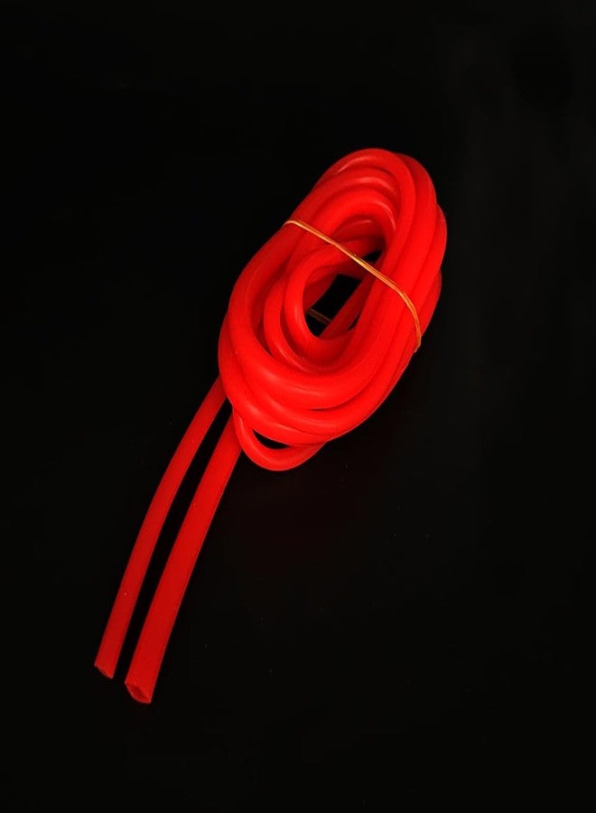 URIMPAVIDO 2PCS RC Boat Flexible Silicone Water Cooled Tube Water Cooling Pipe Tube for RC Boat Ship DIY Model Toy Water Cooling Parts (Red) - Image 2