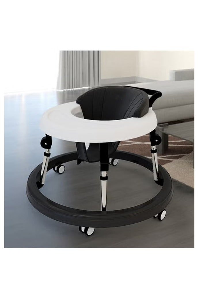 دنزوز مشاية أطفال بعجلات ومركز أنشطة مع عجلات صامتة مضادة للانقلاب، قابلة للتعديل في 5 أوضاع، مشاية أطفال قابلة للطي للأولاد والبنات من عمر 6 إلى 18 شهرًا مع مسند للقدمين - Image 5