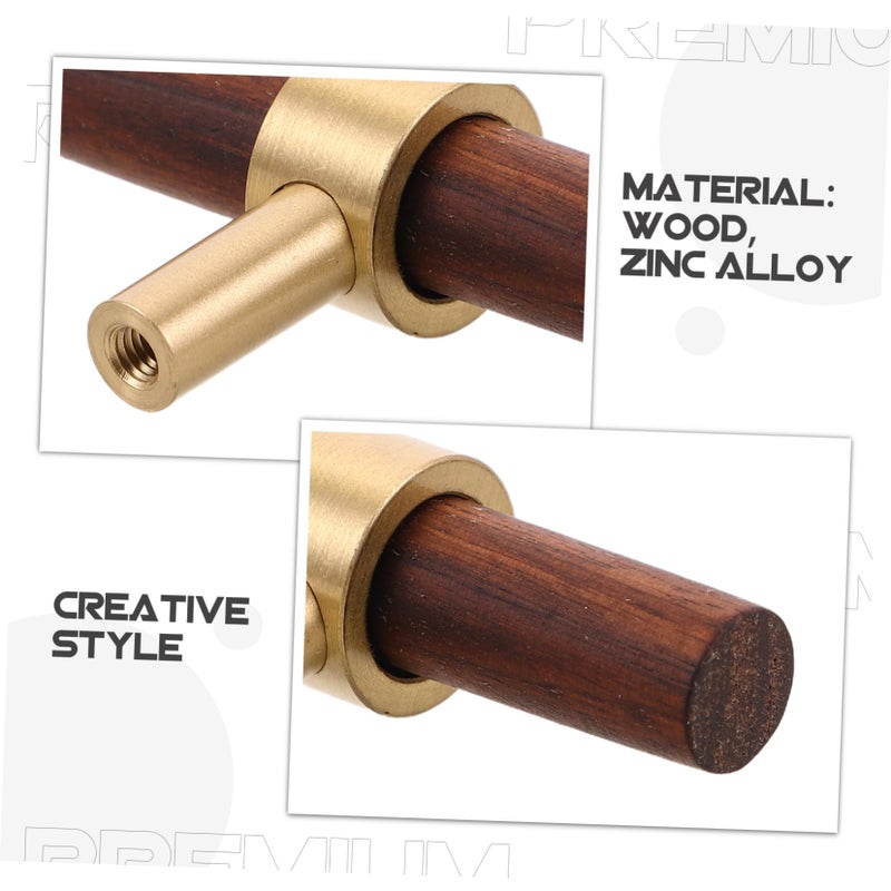 Retro Style Long Cabinet Handles 2 Pack Comfortable Grip For Kitchen Wardrobe - Image 4