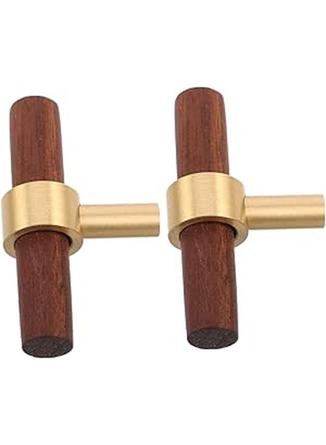 Retro Style Long Cabinet Handles 2 Pack Comfortable Grip For Kitchen Wardrobe - Image 1