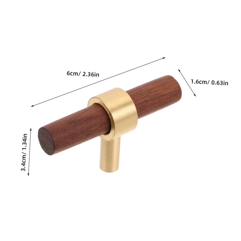 Retro Style Long Cabinet Handles 2 Pack Comfortable Grip For Kitchen Wardrobe - Image 3
