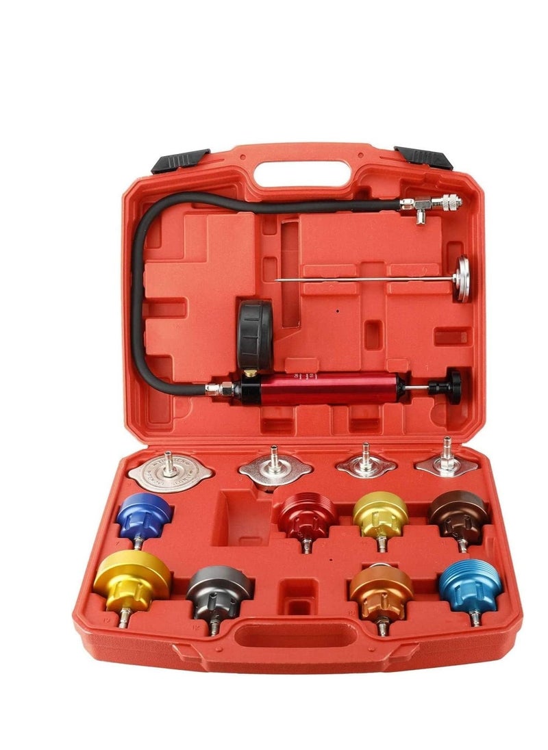 ABBASALI Cooling System Tester Radiator Pressure Test Pressure Tester Cooling System Tester (16 Pieces)  - Image 1