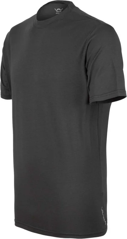 VAV Wear Outdoor T-Shirt Basic Cotton Men's Long Sleeve T-Shirt Sweat-Proof Zero Collar BASETI05