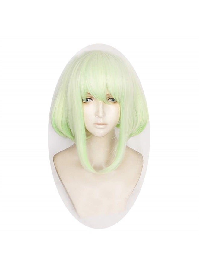 Xingwang Queen Anime Cosplay Wig Short Gradient Green Bob Wig Women Girls' Party Wigs - Image 1