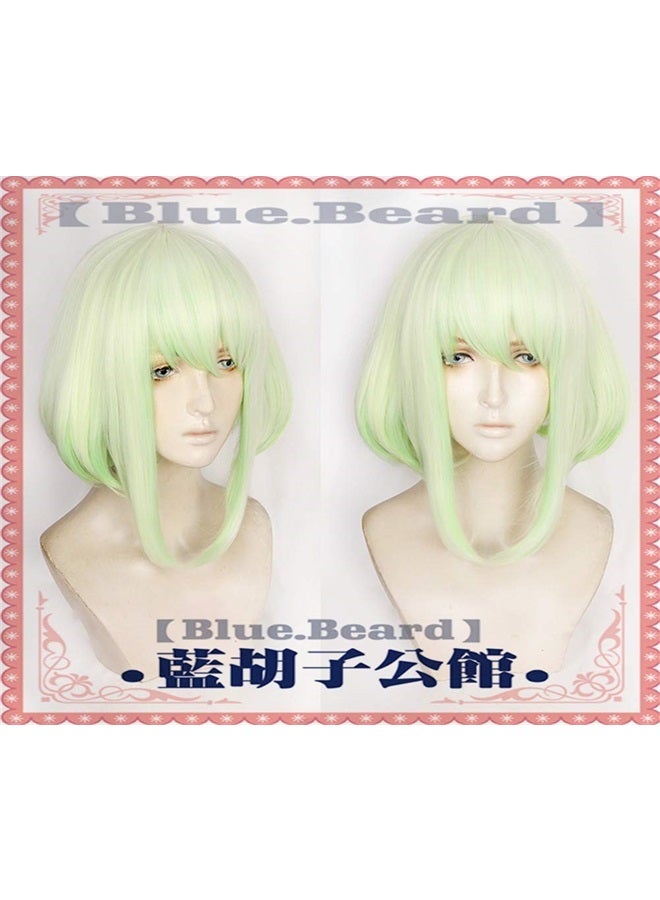 Xingwang Queen Anime Cosplay Wig Short Gradient Green Bob Wig Women Girls' Party Wigs - Image 2