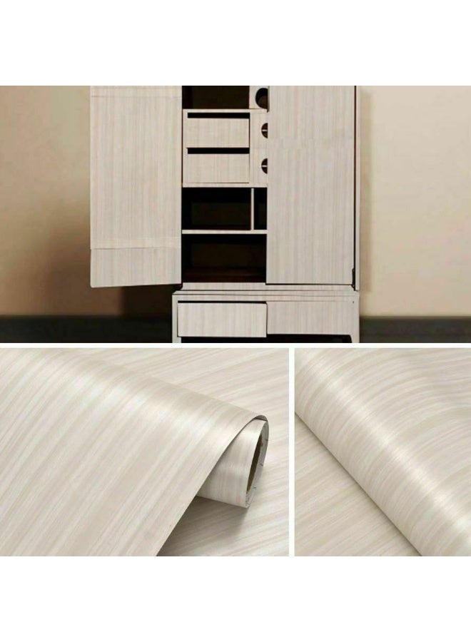 Original Self-Adhesive Wooden Pattern Wallpaper Roll - Waterproof Sticker for Furniture & Decor