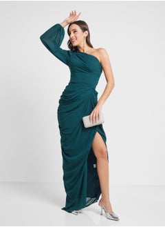 One Shoulder Side Slit Dress - pzsku/Z97D7F1BD48C71B3E6B03Z/45/_/1741096811/cc21a62f-abeb-4999-99a8-bed360b15b2e