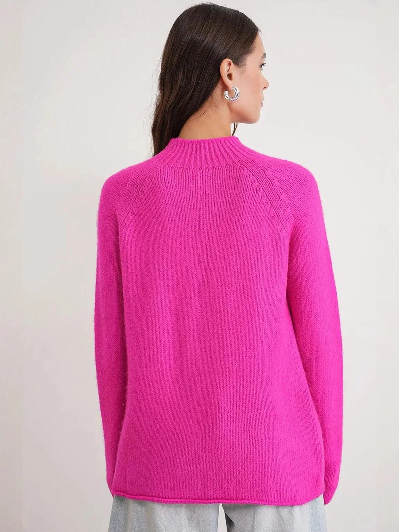 MixRay Mixray Knit Half Turtleneck Sweater
