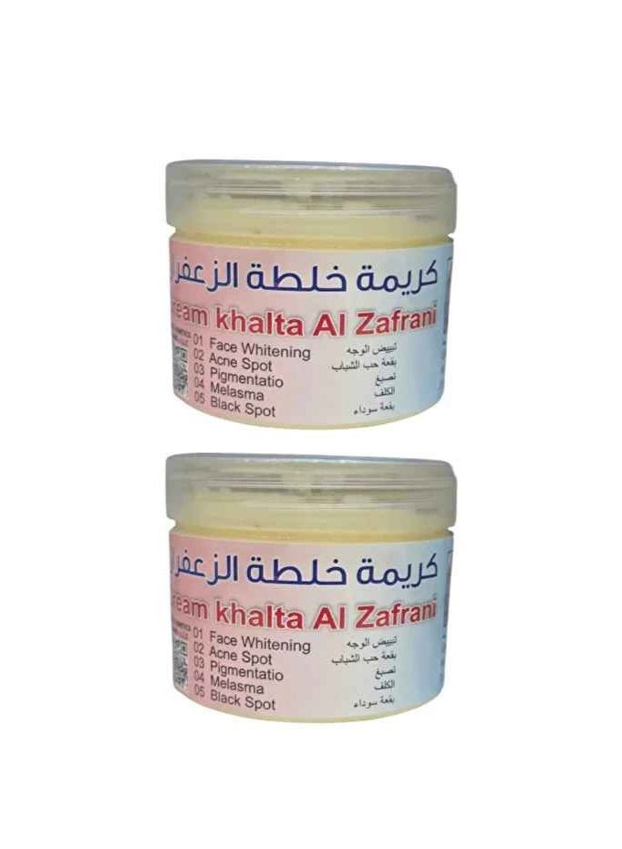 Saffron Mix Cream 2 pieces