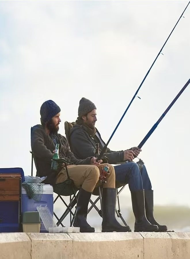 كادي ون كرسي تخييم قابل للطي مع مساند للذراعين وحامل اكواب كراسي صيد مع شنطة حمل خفيفة الوزن محمولة للشاطئ مثالية للرحلات والسفر - Image 3