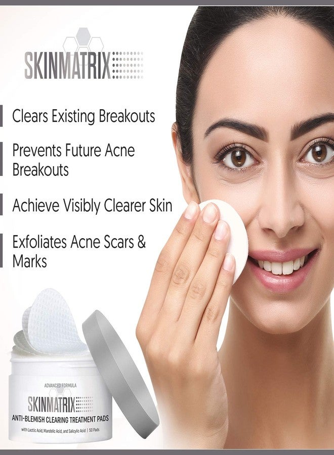 Skinmatrix YISHIQIAnti-Blemish Acne Control Pads- Contains Salicylic, Lactic, & Mandelic Acid. Clears Away Clogged Pores, Whitehead & Blackhead Pimples. Eliminates Acne for Face & Body. - Image 4