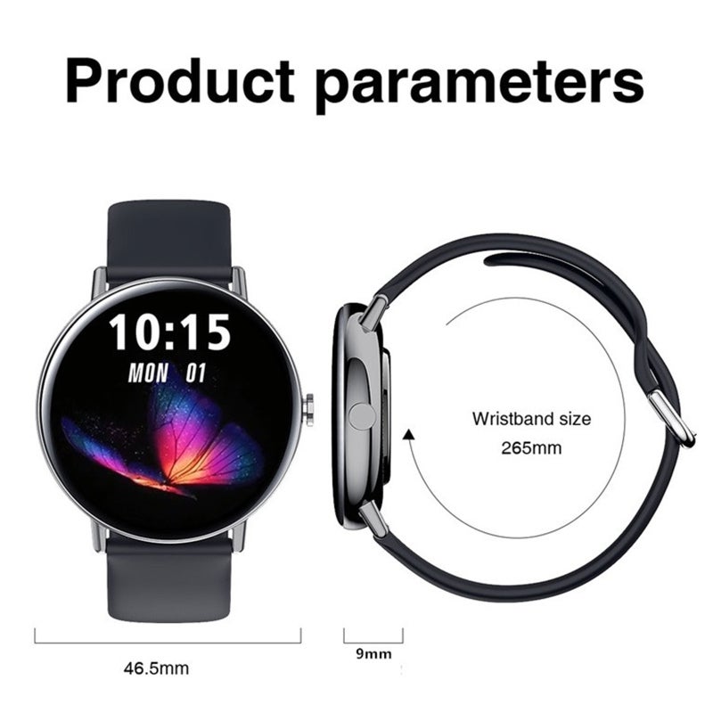 Smart Watch: 1.35" AMOLED Display, IP68 Waterproof - Accurate Health Tracker Smartwatch for Women with iOS 10.0+ & Android 5.0+ Phones - Image 2