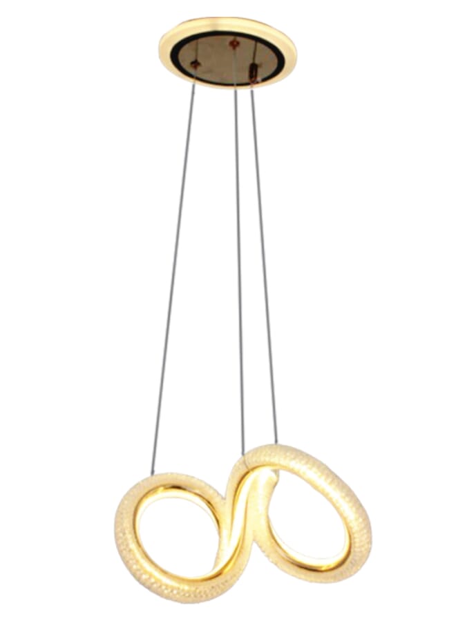 Best Power Elegant Modern Dimmable LED Pendant 7214-1 Light with Unique Artistic Design – 3 Dimmable Brightness Levels for Customizable Ambiance, Energy-Efficient Ceiling Fixture - Image 2