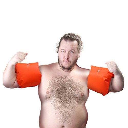 GoFloats Safety Orange Adult Water Wing Floaties - Own The Pool (Novelty USE ONLY) - Image 2