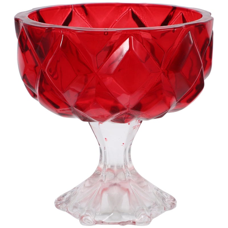 Vintage Glass Ice Cream Bowls 285ml Footed Dessert Bowls for Sundaes Fruit Salads Parties - Image 2