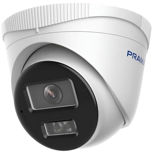 PRAMA PT-NC123D3-WNM(D2) 2MP Fixed Turret Network Camera with Smart Dual Light, Built-in Mic & IP67 | Included PVC Stickers - Image 1