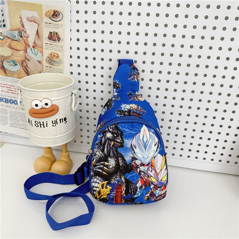 Kids Cartoon Chest Bag Lightweight Fashion Ultraman six
