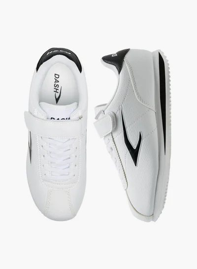 داش Panelled Sneakers with Hook and Loop Closure