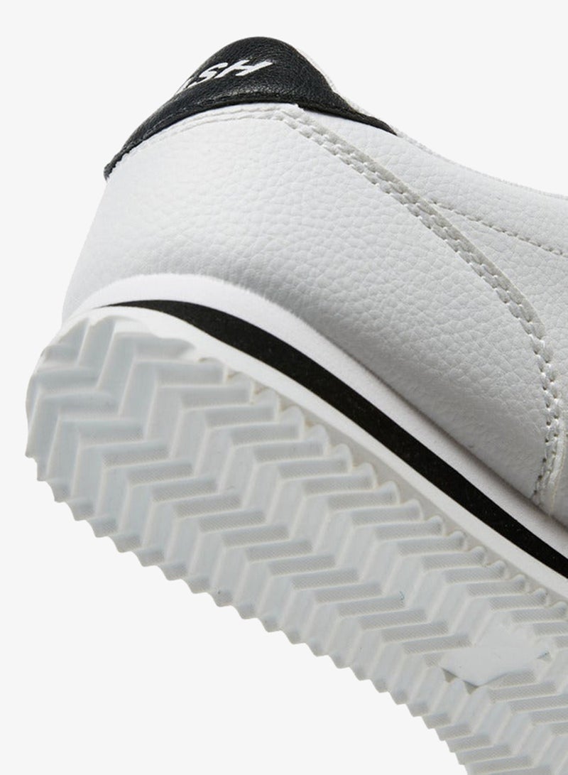 Dash Panelled Sneakers with Hook and Loop Closure - Image 5