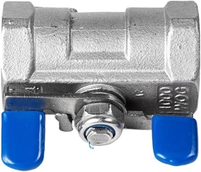 DN8 304 Stainless Steel Butterfly Handle Ball Valve 4 Point Switch - Image 4