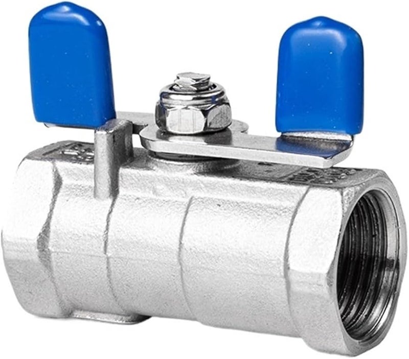 DN8 304 Stainless Steel Butterfly Handle Ball Valve 4 Point Switch - Image 2